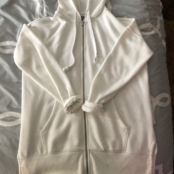 Long Aerie Zip Up Hoodie - Picture 1 of 6